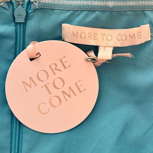 NWT Revolve More to Come Houda Strapless Blue Mini Dress Large - Picture 5 of 10